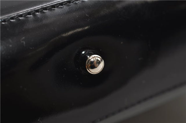 Authentic GUCCI Vintage Shoulder Hand Bag Purse Leather Black 2874E