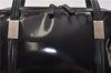 Authentic GUCCI Vintage Shoulder Hand Bag Purse Leather Black 2874E