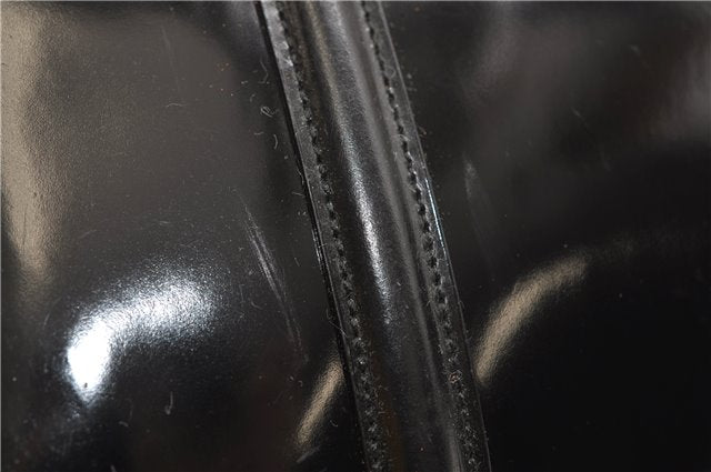 Authentic GUCCI Vintage Shoulder Hand Bag Purse Leather Black 2874E