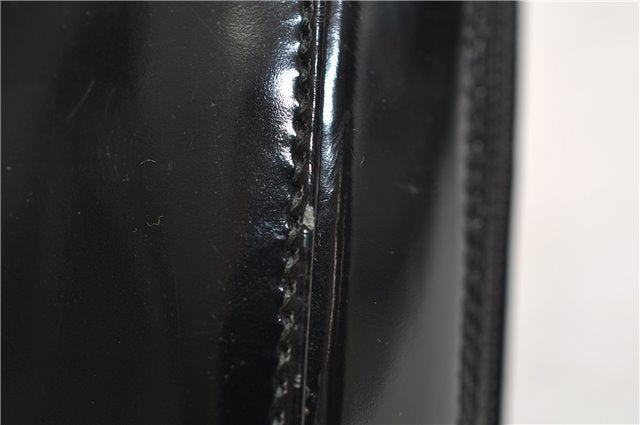 Authentic GUCCI Vintage Shoulder Hand Bag Purse Leather Black 2874E