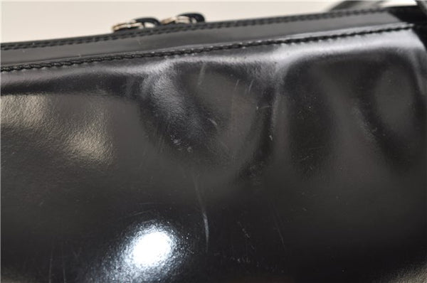 Authentic GUCCI Vintage Shoulder Hand Bag Purse Leather Black 2874E