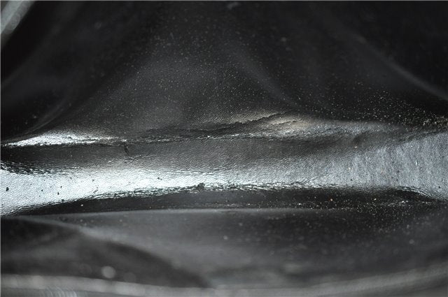 Authentic GUCCI Vintage Shoulder Hand Bag Purse Leather Black 2874E