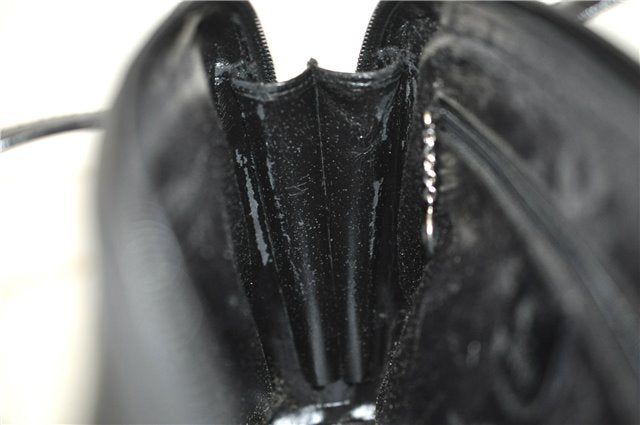 Authentic GUCCI Vintage Shoulder Hand Bag Purse Leather Black 2874E