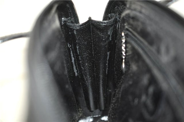 Authentic GUCCI Vintage Shoulder Hand Bag Purse Leather Black 2874E