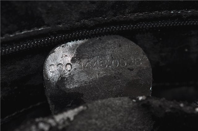 Authentic GUCCI Vintage Shoulder Hand Bag Purse Leather Black 2874E