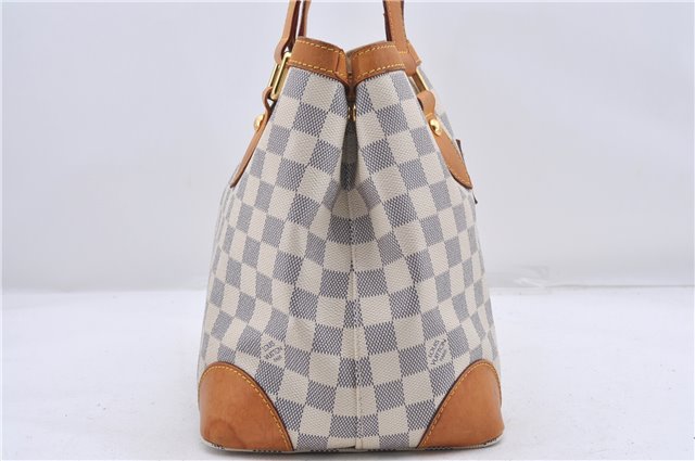 Auth Louis Vuitton Damier Azur Hampstead PM Shoulder Tote Bag N51207 LV 2875D