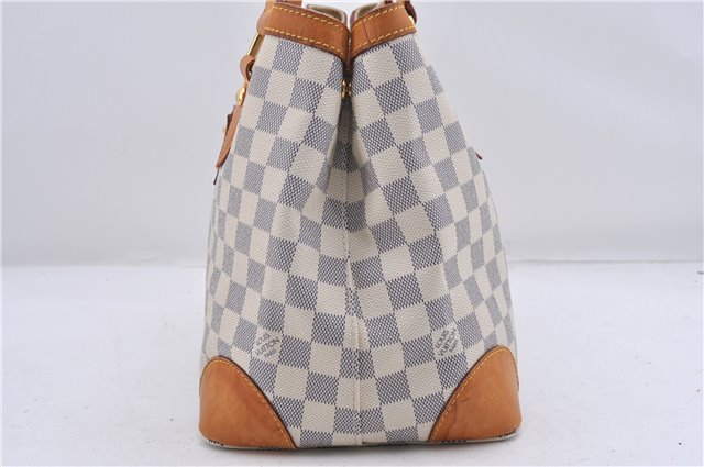 Auth Louis Vuitton Damier Azur Hampstead PM Shoulder Tote Bag N51207 LV 2875D