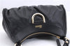 Authentic GUCCI Abbey Vintage Shoulder Hand Bag Purse Leather 190525 Black 2875E