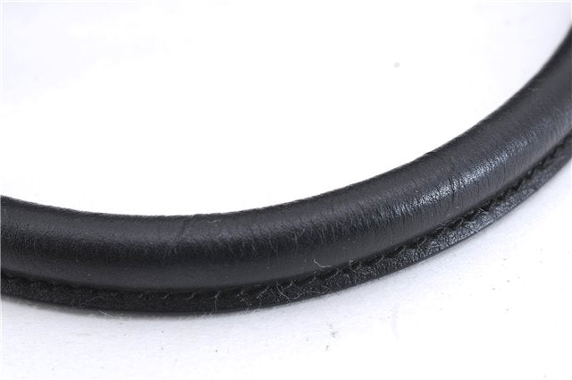 Authentic GUCCI Abbey Vintage Shoulder Hand Bag Purse Leather 190525 Black 2875E