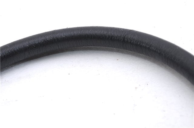 Authentic GUCCI Abbey Vintage Shoulder Hand Bag Purse Leather 190525 Black 2875E