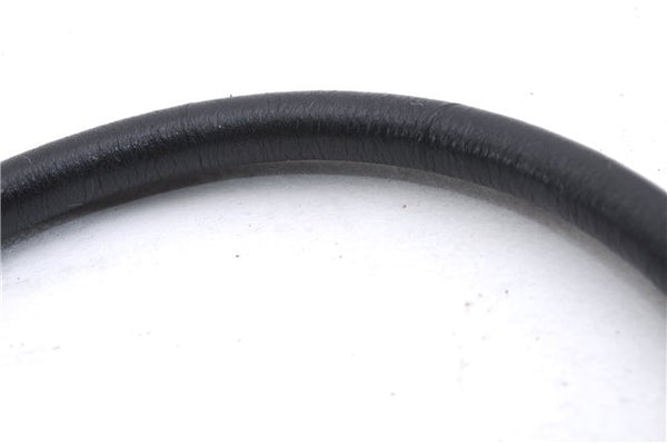 Authentic GUCCI Abbey Vintage Shoulder Hand Bag Purse Leather 190525 Black 2875E