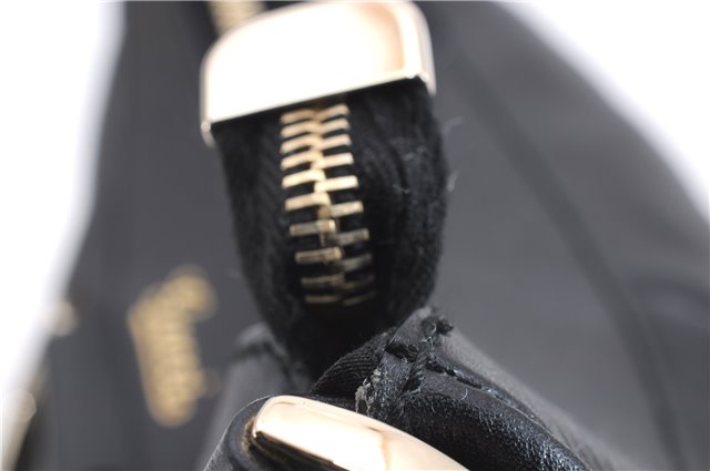 Authentic GUCCI Abbey Vintage Shoulder Hand Bag Purse Leather 190525 Black 2875E