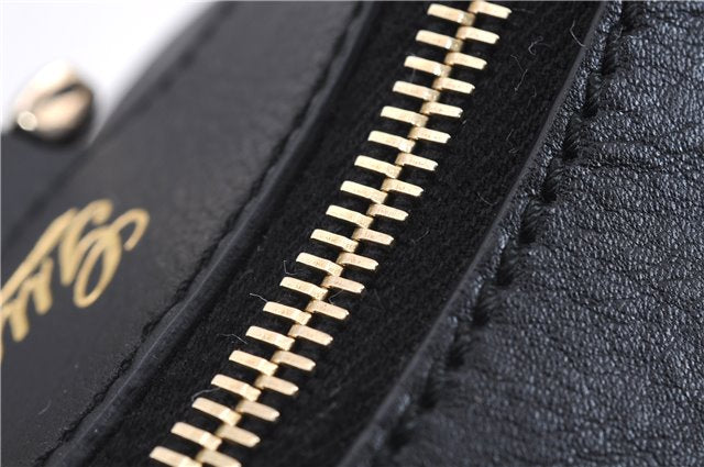 Authentic GUCCI Abbey Vintage Shoulder Hand Bag Purse Leather 190525 Black 2875E