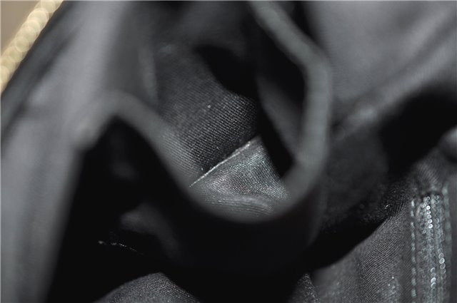 Authentic GUCCI Abbey Vintage Shoulder Hand Bag Purse Leather 190525 Black 2875E