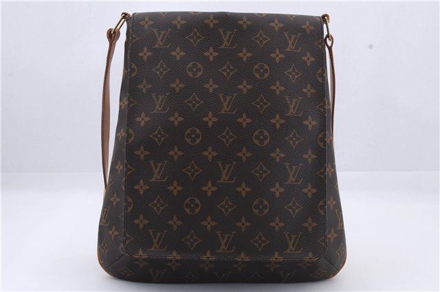 Authentic Louis Vuitton Monogram Musette Shoulder Cross Body Bag M51256 LV 2876D