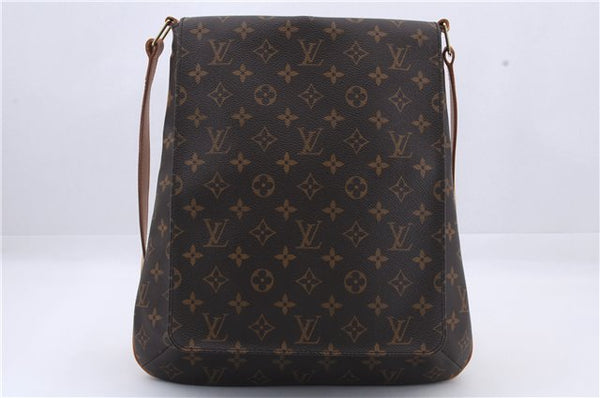Authentic Louis Vuitton Monogram Musette Shoulder Cross Body Bag M51256 LV 2876D