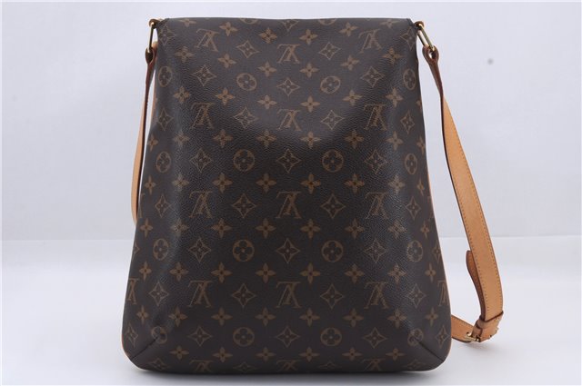 Authentic Louis Vuitton Monogram Musette Shoulder Cross Body Bag M51256 LV 2876D