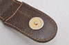 Authentic GUCCI Web Sherry Line Shoulder Bag GG PVC Leather Brown Junk 2876I