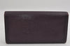 Authentic Louis Vuitton Epi Portefeuille Sarah Long Wallet M6374K Purple 2877I