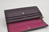 Authentic Louis Vuitton Epi Portefeuille Sarah Long Wallet M6374K Purple 2877I