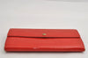 Auth Louis Vuitton Vernis Pochette Porte Monnaie Credit Wallet M91281 Red 2878I