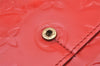 Auth Louis Vuitton Vernis Pochette Porte Monnaie Credit Wallet M91281 Red 2878I