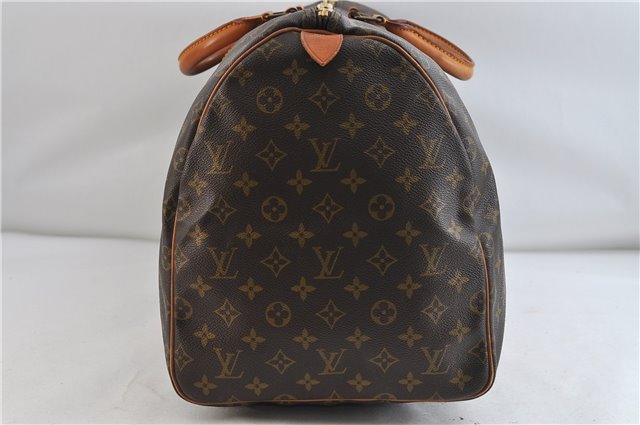 Authentic Louis Vuitton Monogram Keepall 55 Boston Bag M41424 LV 2879D