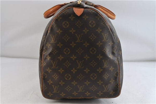 Authentic Louis Vuitton Monogram Keepall 55 Boston Bag M41424 LV 2879D