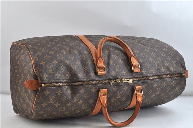 Authentic Louis Vuitton Monogram Keepall 55 Boston Bag M41424 LV 2879D