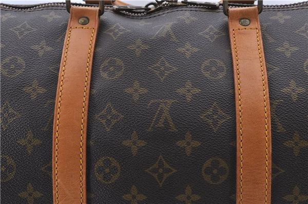 Authentic Louis Vuitton Monogram Keepall 55 Boston Bag M41424 LV 2880D