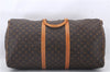 Auth Louis Vuitton Monogram Keepall Bandouliere 60 Boston Bag M41412 LV 2881D