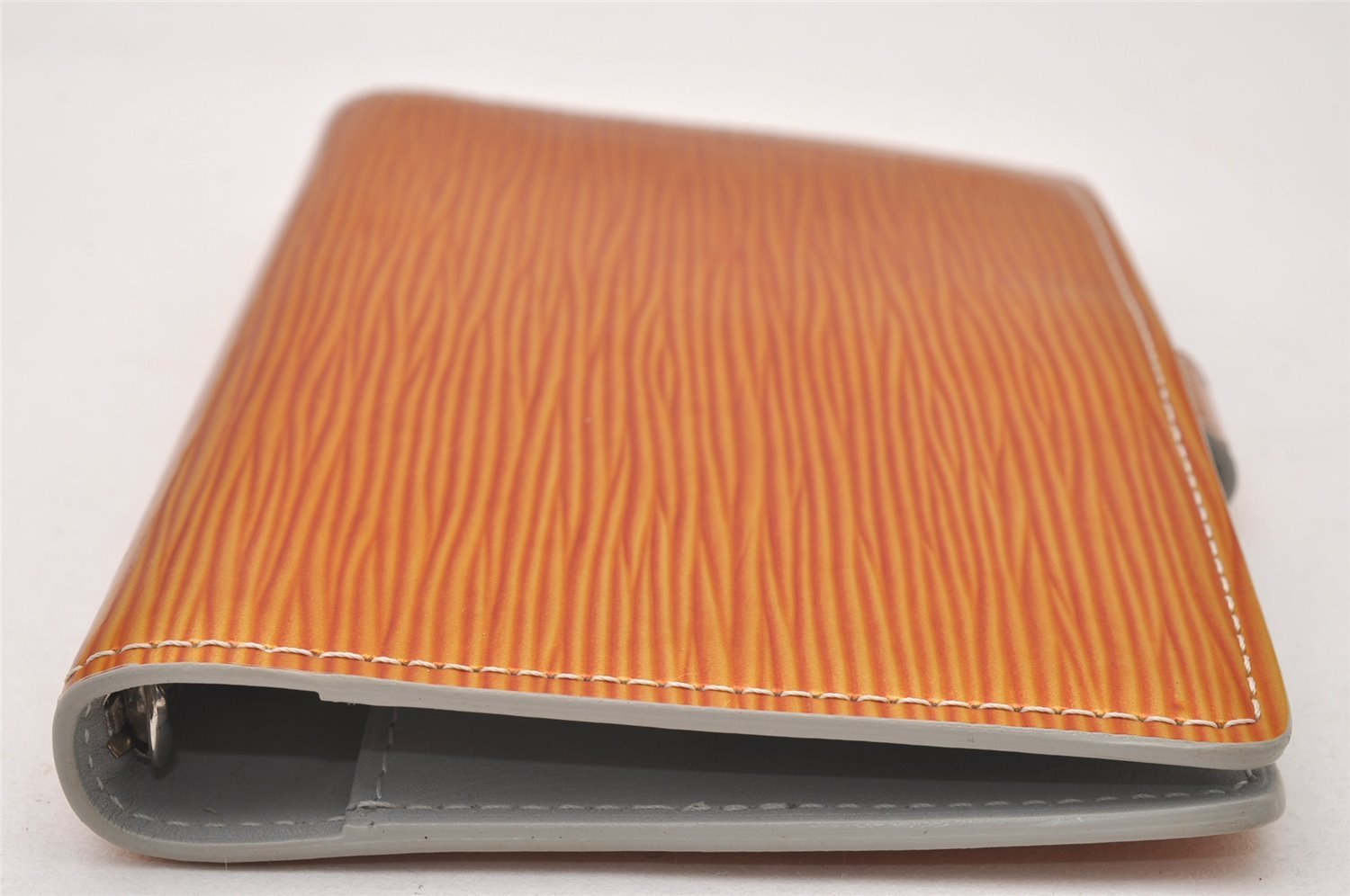 Auth Louis Vuitton Cyber Epi Agenda PM Notebook Cover Orange M99081 LV 2881I