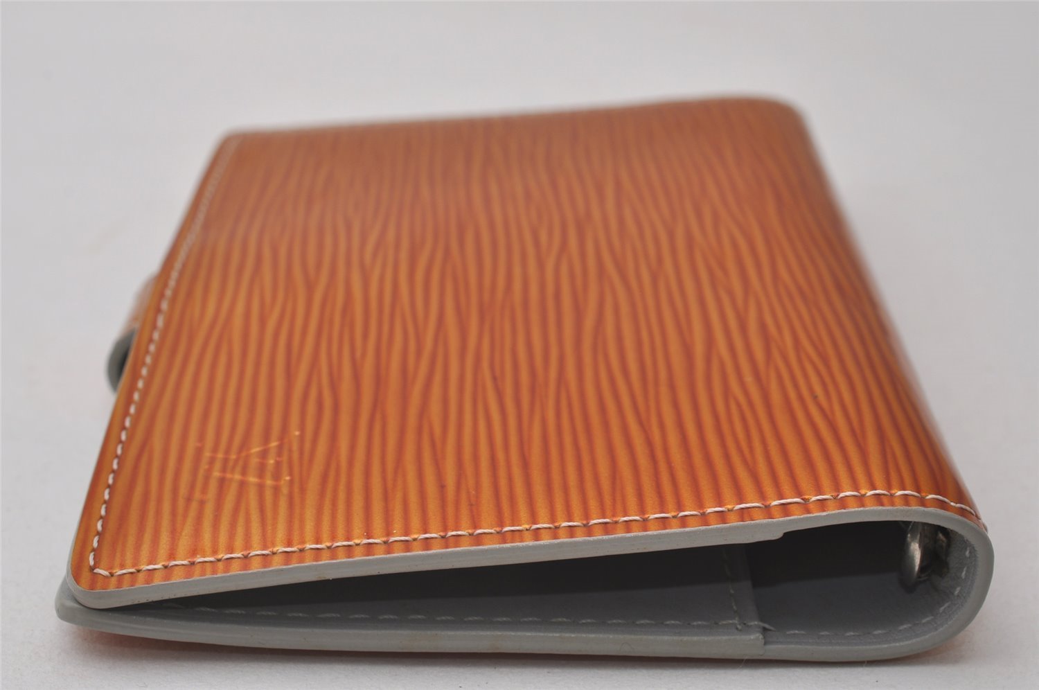 Auth Louis Vuitton Cyber Epi Agenda PM Notebook Cover Orange M99081 LV 2881I