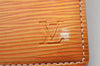 Auth Louis Vuitton Cyber Epi Agenda PM Notebook Cover Orange M99081 LV 2881I