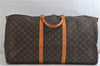 Auth Louis Vuitton Monogram Keepall Bandouliere 60 Boston Bag M41412 LV 2882D