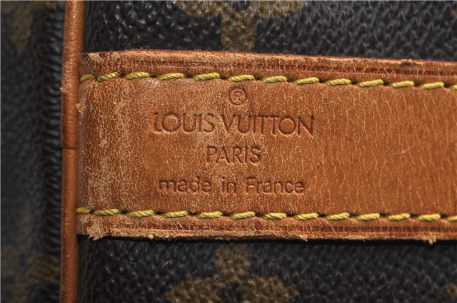 Auth Louis Vuitton Monogram Keepall Bandouliere 60 Boston Bag M41412 LV 2882D