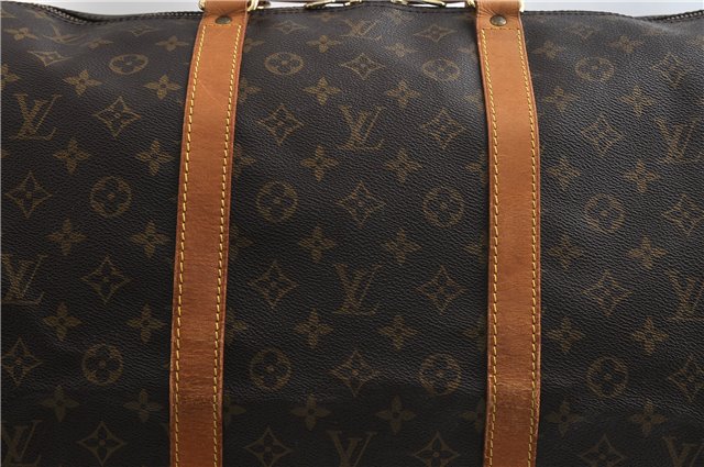 Auth Louis Vuitton Monogram Keepall Bandouliere 60 Boston Bag M41412 LV 2882D