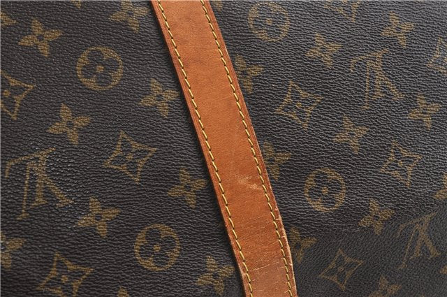 Auth Louis Vuitton Monogram Keepall Bandouliere 60 Boston Bag M41412 LV 2882D