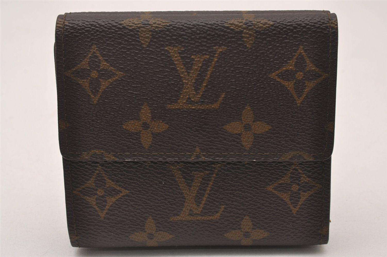 Authentic Louis Vuitton Monogram M61652 Porte Monnaie Billet Carte Credit 2882I