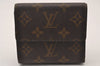 Authentic Louis Vuitton Monogram M61652 Porte Monnaie Billet Carte Credit 2882I