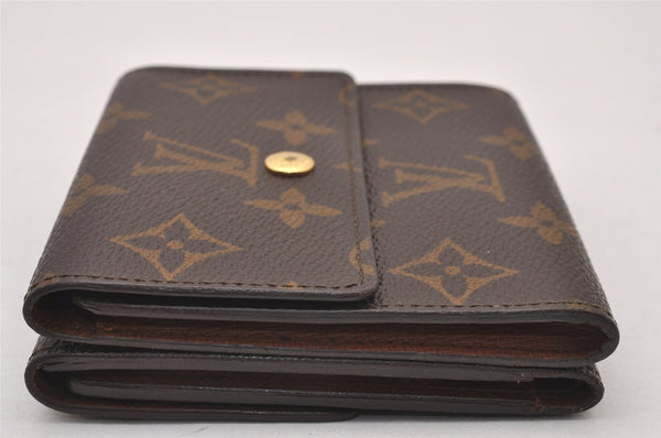 Authentic Louis Vuitton Monogram M61652 Porte Monnaie Billet Carte Credit 2882I