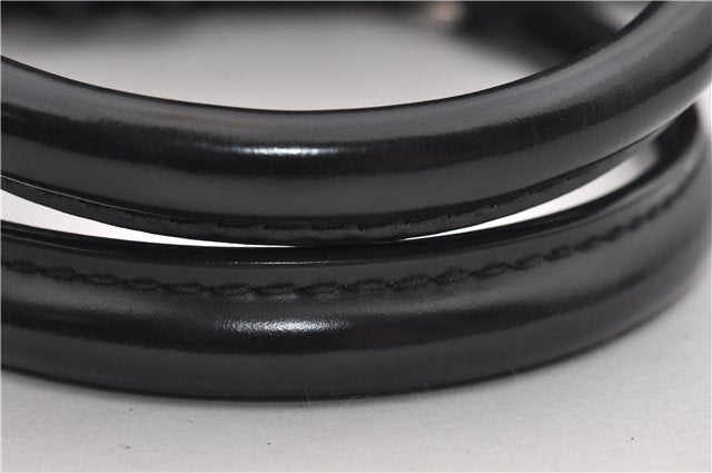 Auth Louis Vuitton Epi Sac De Ville Burgiere 2Way Boston Bag M42392 Black 2883E