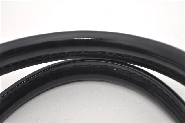 Auth Louis Vuitton Epi Sac De Ville Burgiere 2Way Boston Bag M42392 Black 2883E