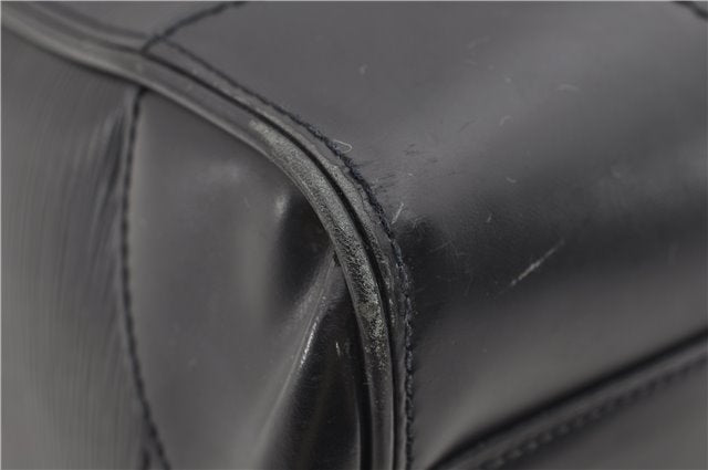 Auth Louis Vuitton Epi Sac De Ville Burgiere 2Way Boston Bag M42392 Black 2883E