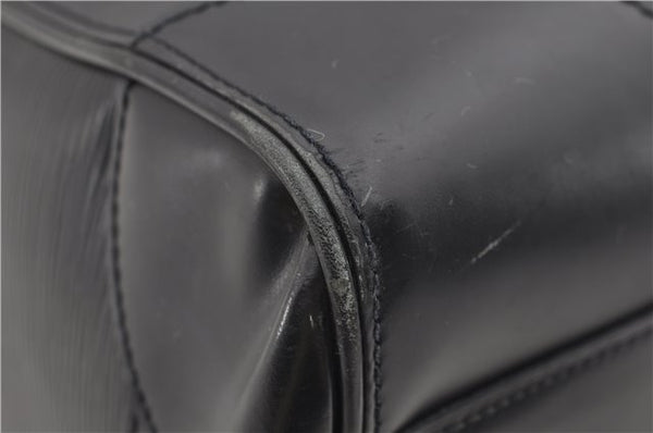 Auth Louis Vuitton Epi Sac De Ville Burgiere 2Way Boston Bag M42392 Black 2883E
