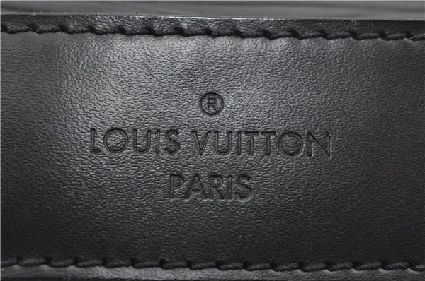 Auth Louis Vuitton Epi Sac De Ville Burgiere 2Way Boston Bag M42392 Black 2883E