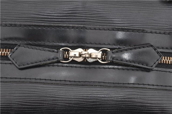 Auth Louis Vuitton Epi Sac De Ville Burgiere 2Way Boston Bag M42392 Black 2883E
