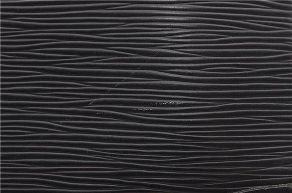 Auth Louis Vuitton Epi Sac De Ville Burgiere 2Way Boston Bag M42392 Black 2883E