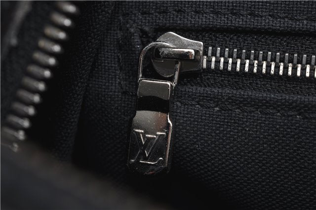 Auth Louis Vuitton Epi Sac De Ville Burgiere 2Way Boston Bag M42392 Black 2883E