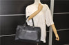 Auth Louis Vuitton Epi Sac De Ville Burgiere 2Way Boston Bag M42392 Black 2883E